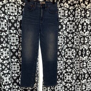 Madewell Medium Blue Cropped Jeans